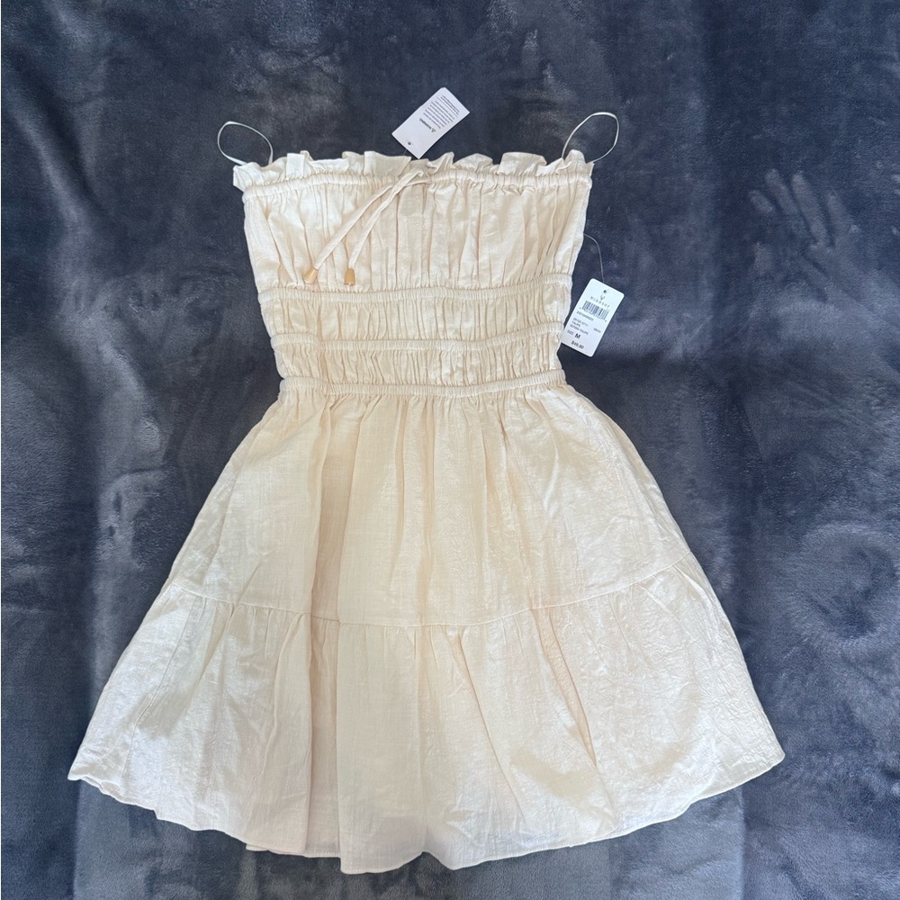 Windsor Strapless Cream Sundress